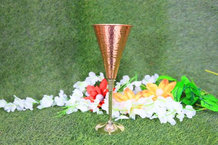 Copper wine glass hammered - home and decore beautiful Vibrant handmde object - usable - Gifting Items Ideal for All Occasions