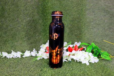 Beautifully printed copper bottles - ideal gift - home and decore beautiful handmde object.