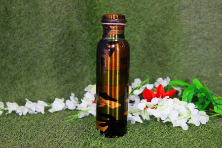 Plain copper bottles - home and decore beautiful Vibrant handmde object. 1