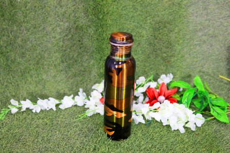 Plain copper bottles - home and decore beautiful Vibrant handmde object. 1