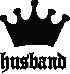 Fit Husband and Wife, Crown-Couple Printed White T-Shirts