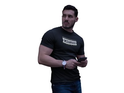 Ability Is Limitless, Do More, Be More, (BG White and Yellow), Round Neck Gym Tshirt (BlackTshirt) - Clothes for Gym Lovers - Suitable for Gym Going Person - Foremost Gifting Material for Your Friends and Close Ones