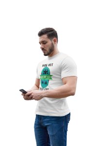 Work Out Then You Will Pass Cut, Round Neck Gym Tshirt (White Tshirt) - Clothes for Gym Lovers - Suitable for Gym Going Person - Foremost Gifting Material for Your Friends and Close Ones