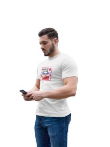 Makeup, Its Time To Lift, Round Neck Gym Tshirt (White Tshirt) - Clothes for Gym Lovers - Suitable for Gym Going Person - Foremost Gifting Material for Your Friends and Close Ones