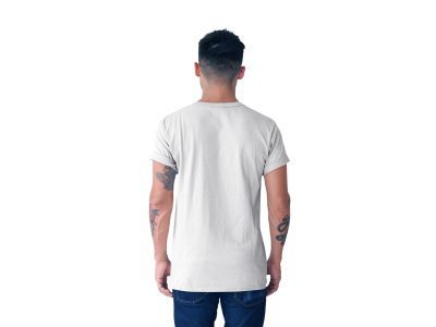 Feel The Pain, 1 Dumble, Round Neck Gym Tshirt (White Tshirt) - Clothes for Gym Lovers - Foremost Gifting Material for Your Friends and Close Ones