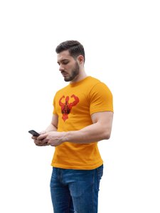 I Love The Gym, Round Neck Gym Tshirt (Yellow Tshirt) - Clothes for Gym Lovers - Foremost Gifting Material for Your Friends and Close Ones