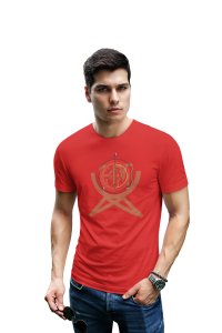 Target Board, Round Neck Gym Tshirt (Red Tshirt) - Clothes for Gym Lovers - Suitable for Gym Going Person - Foremost Gifting Material for Your Friends and Close Ones