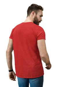 A Young Laughing Emoji Boy Printed T-shirt (Red) - Clothes for Emoji Lovers - Foremost Gifting Material for Your Friends and Close Ones