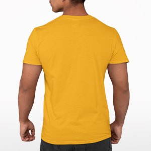 Take break its Coffee time - Yellow - printed t shirt - comfortable round neck cotton.