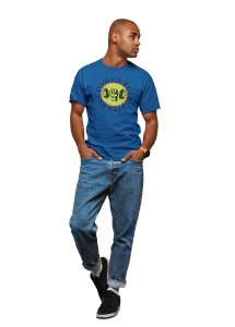 Fitness Power Full, (BG Green), Round Neck Gym Tshirt (Blue Tshirt) - Clothes for Gym Lovers - Suitable for Gym Going Person - Foremost Gifting Material for Your Friends and Close Ones
