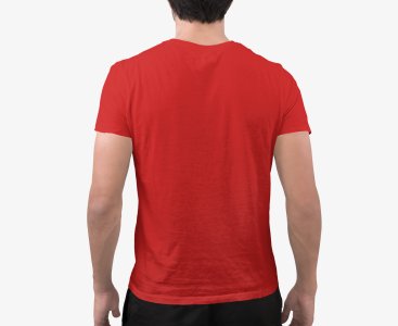 Coffee is my love language - Red - printed t shirt - comfortable round neck cotton.