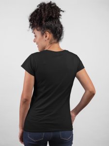 Pink Lady - Line Art for Female - Half Sleeves T-shirt