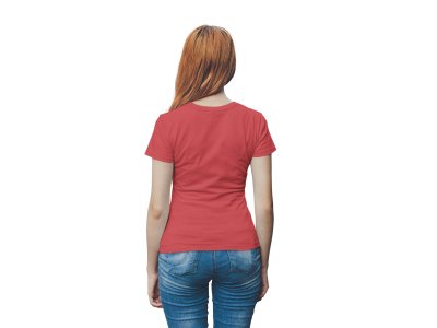 Lips - Line Art for Female - Half Sleeves T-shirt