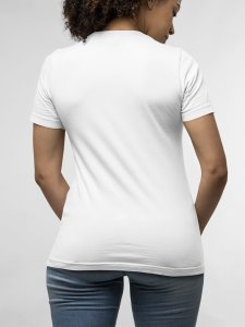 Rose Girl - Line Art for Female - Half Sleeves T-shirt