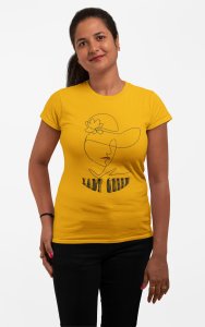 LADT queen - Line Art for Female - Half Sleeves T-shirt