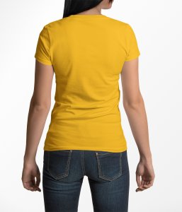 One Life - Line Art for Female - Half Sleeves T-shirt