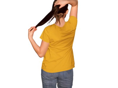 Cats - Line Art for Female - Half Sleeves T-shirt