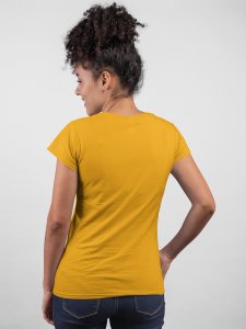 Butterfly - Line Art for Female - Half Sleeves T-shirt