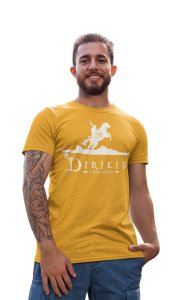 Dirilis Ertugrul - Yellow - The Ertugrul Ghazi - 100% cotton t-shirt for Men with soft feel and a stylish cut