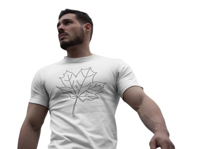 Petal - Line Art for Male - Half Sleeves T-shirt