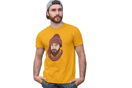 Ertugrul gazi - Yellow - The Ertugrul Ghazi - 100% cotton t-shirt for Men with soft feel and a stylish cut