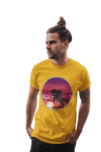 Imaan ka Hissa - Yellow - The Ertugrul Ghazi - 100% cotton t-shirt for Men with soft feel and a stylish cut