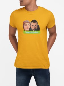 Turgut Aslehan - Yellow - The Ertugrul Ghazi - 100% cotton t-shirt for Men with soft feel and a stylish cut