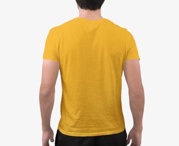 Sabr se Acchi Chaanv - Yellow - The Ertugrul Ghazi - 100% cotton t-shirt for Men with soft feel and a stylish cut