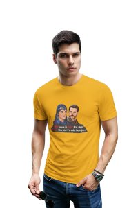 Ishq Imaan ki tarha hai - Yellow - The Ertugrul Ghazi - 100% cotton t-shirt for Men with soft feel and a stylish cut