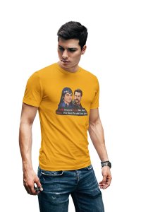 Ishq Imaan ki tarha hai - Yellow - The Ertugrul Ghazi - 100% cotton t-shirt for Men with soft feel and a stylish cut