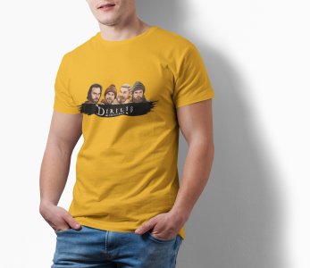DIRILIS Ertugrul - Yellow - The Ertugrul Ghazi - 100% cotton t-shirt for Men with soft feel and a stylish cut