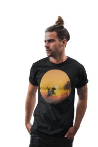 Dirilis - Black - The Ertugrul Ghazi - 100% cotton t-shirt for Men with soft feel and a stylish cut