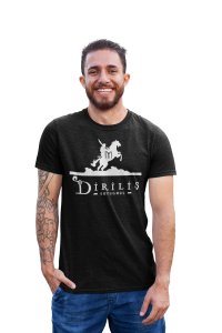 Dirilis Ertugrul - Black - The Ertugrul Ghazi - 100% cotton t-shirt for Men with soft feel and a stylish cut