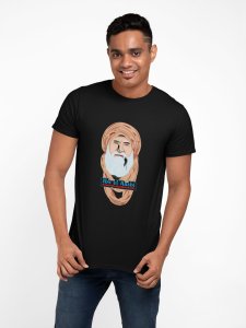 Ibn-UL-ARABI Illustration - Black - The Ertugrul Ghazi - 100% cotton t-shirt for Men with soft feel and a stylish cut