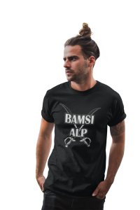Bamsi Alp - Black - The Ertugrul Ghazi - 100% cotton t-shirt for Men with soft feel and a stylish cut