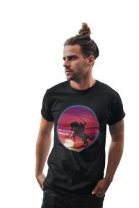 Imaan ka Hissa - Black - The Ertugrul Ghazi - 100% cotton t-shirt for Men with soft feel and a stylish cut