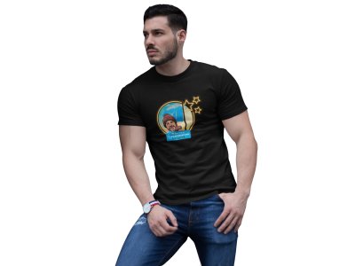 Sher ka Panja - Black - The Ertugrul Ghazi - 100% cotton t-shirt for Men with soft feel and a stylish cut