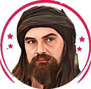 Bamsi Alp - Character Illustration - Black - The Ertugrul Ghazi - 100% cotton t-shirt for Men with soft feel and a stylish cut