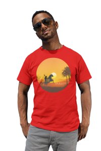 Dirilis - Red - The Ertugrul Ghazi - 100% cotton t-shirt for Men with soft feel and a stylish cut