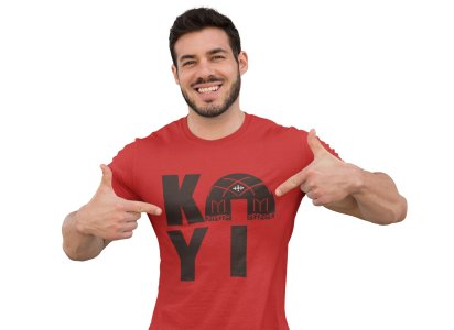 Eyvallah - Red - The Ertugrul Ghazi - 100% cotton t-shirt for Men with soft feel and a stylish cut