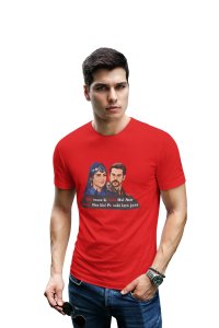 Ishq Imaan ki tarha hai - Red - The Ertugrul Ghazi - 100% cotton t-shirt for Men with soft feel and a stylish cut
