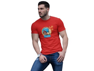 Sher ka Panja - Red - The Ertugrul Ghazi - 100% cotton t-shirt for Men with soft feel and a stylish cut