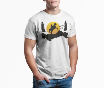 Warrior - White - The Ertugrul Ghazi - 100% cotton t-shirt for Men with soft feel and a stylish cut