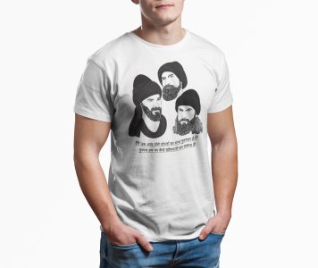 Dosto ka Sath - White - The Ertugrul Ghazi - 100% cotton t-shirt for Men with soft feel and a stylish cut