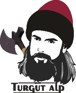 Turgupt Alp Face Illustration - White - The Ertugrul Ghazi - 100% cotton t-shirt for Men with soft feel and a stylish cut