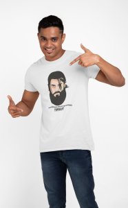 Majlumo ki Awaj banenge - White - The Ertugrul Ghazi - 100% cotton t-shirt for Men with soft feel and a stylish cut