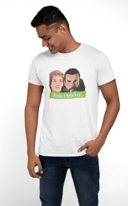 Turgut Aslehan - White - The Ertugrul Ghazi - 100% cotton t-shirt for Men with soft feel and a stylish cut