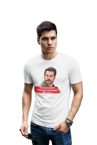 Osmaan Ghazi - White - The Ertugrul Ghazi - 100% cotton t-shirt for Men with soft feel and a stylish cut