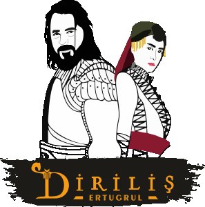 Dirilis Ertugrul - Characters Illustration - White - The Ertugrul Ghazi - 100% cotton t-shirt for Men with soft feel and a stylish cut