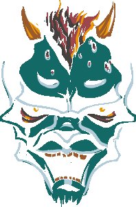 Devil - Black - printed T-shirts -Abstract Funny thoughtful creative illustrations - Men's stylish clothing - Cool tees for boys